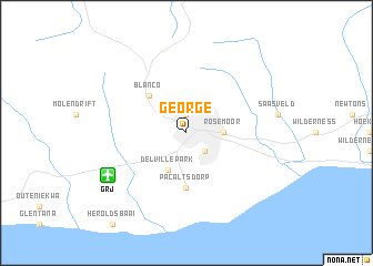 map of George