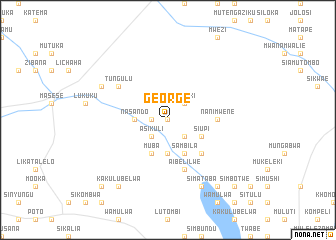 map of George