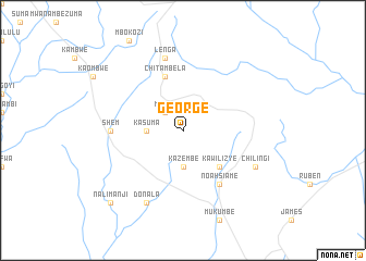 map of George