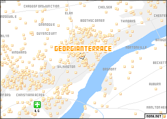 map of Georgian Terrace