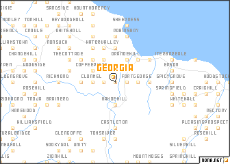 map of Georgia