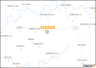 map of Georgia