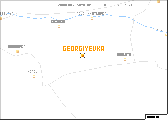 map of Georgiyevka