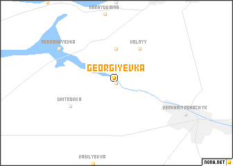 map of Georgiyevka