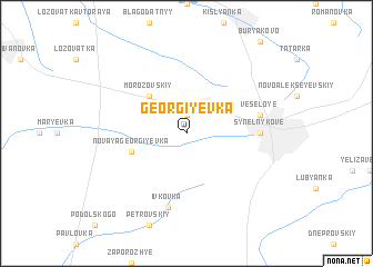 map of Georgiyevka