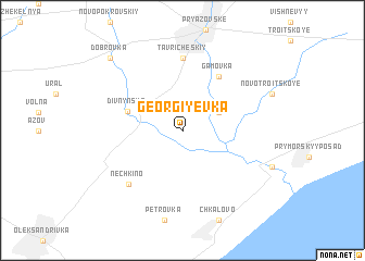 map of Georgiyevka