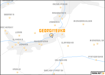 map of Georgiyevka