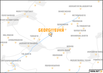 map of Georgiyevka