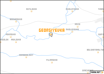 map of Georgiyevka