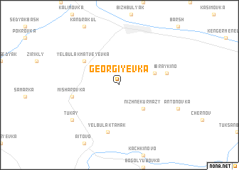 map of Georgiyevka