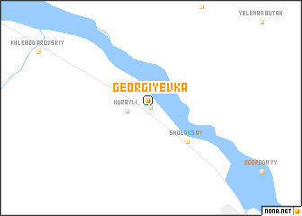 map of Georgiyevka