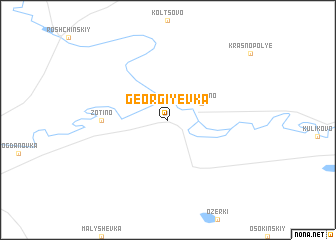map of Georgiyevka