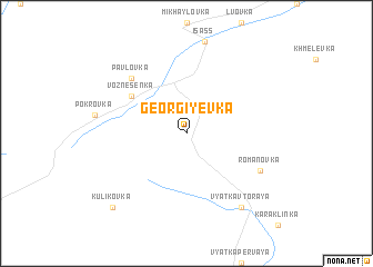 map of Georgiyevka