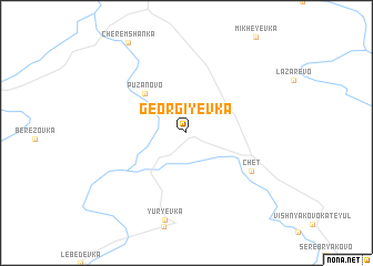 map of Georgiyevka