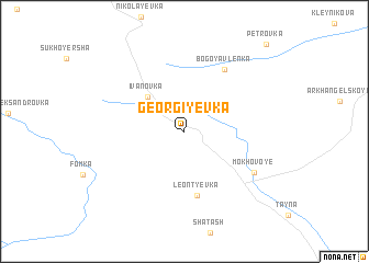 map of Georgiyevka