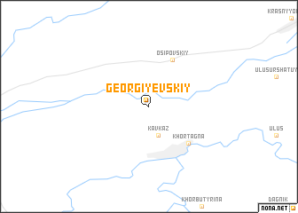 map of Georgiyevskiy