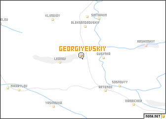 map of Georgiyevskiy