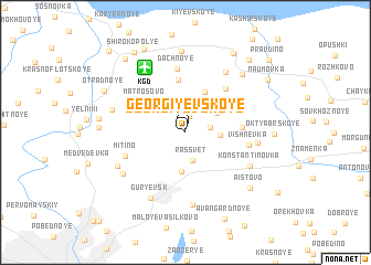 map of Georgiyevskoye