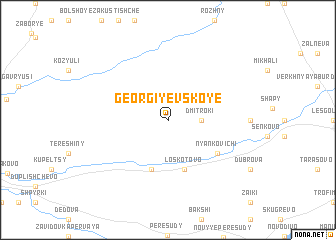 map of Georgiyevskoye