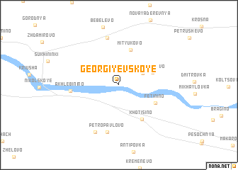 map of Georgiyevskoye