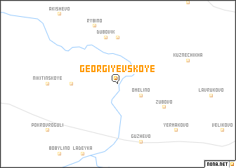 map of Georgiyevskoye