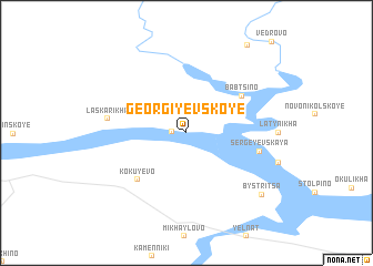 map of Georgiyevskoye