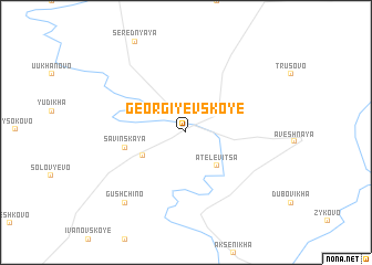 map of Georgiyevskoye