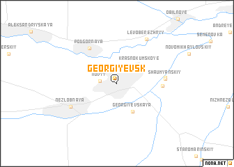 map of Georgiyevsk