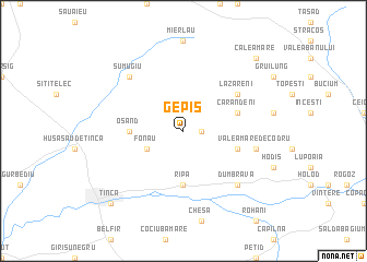 map of Gepiş