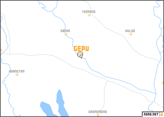 map of Gepu
