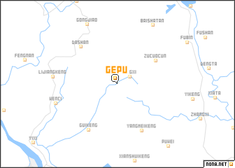 map of Gepu