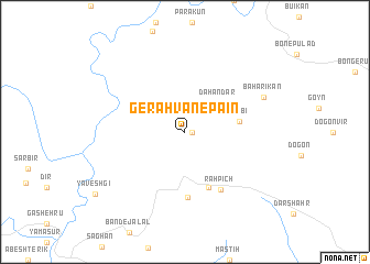 map of Gerahvan-e Pā\