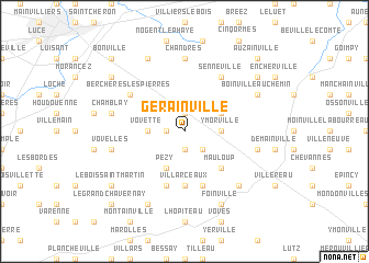 map of Gérainville