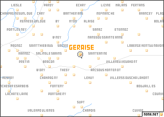 map of Geraise