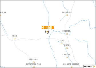 map of Gerais