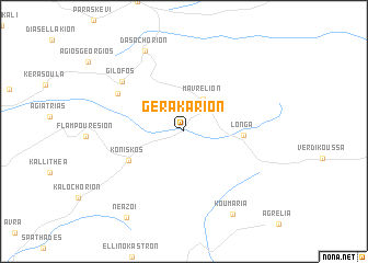 map of Gerakárion