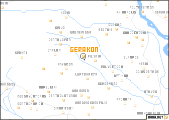 map of Gerakón