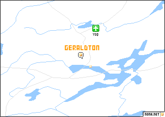 map of Geraldton