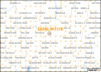 map of Geralipitiya