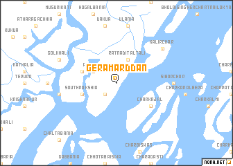 map of Gerāmarddan