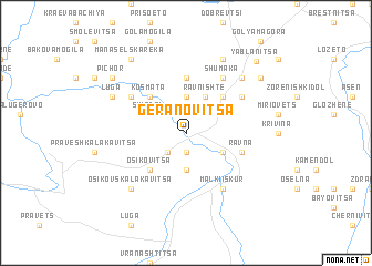 map of Geranovitsa