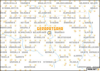 map of Gerapatgama