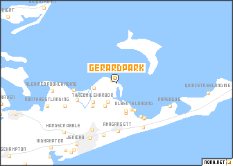 map of Gerard Park