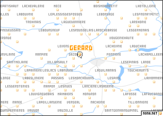 map of Gérard
