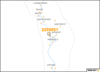 map of Gerarey