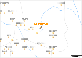 map of Gerarsa