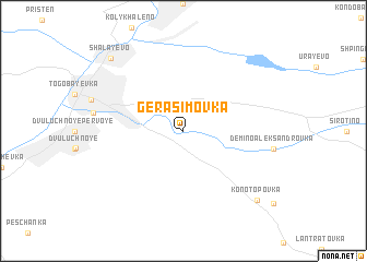 map of Gerasimovka