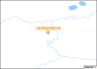 map of Gerasimovka