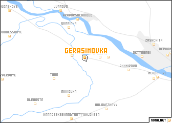 map of Gerasimovka