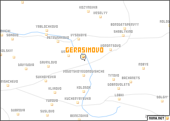 map of Gerasimovo